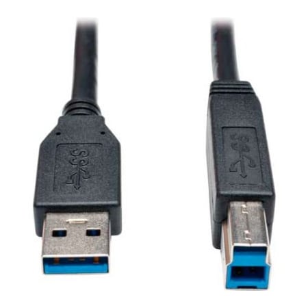 Tripp Lite Tripp Lite 3ft USB 3.0 SuperSpeed Device Cable 5 Gbps A Male / B Male Black U322-003-BK